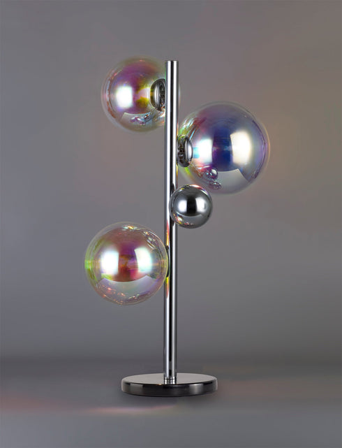 Rome Table Lamp 3 Light With Black Marble Base